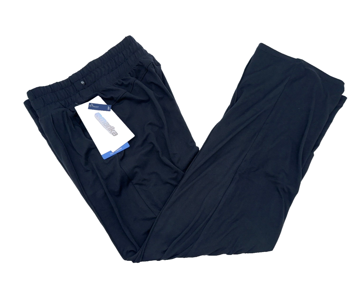 $65 Marika Women's Josie Pocket Straight Leg Sweatpant - Black - XSmall - New