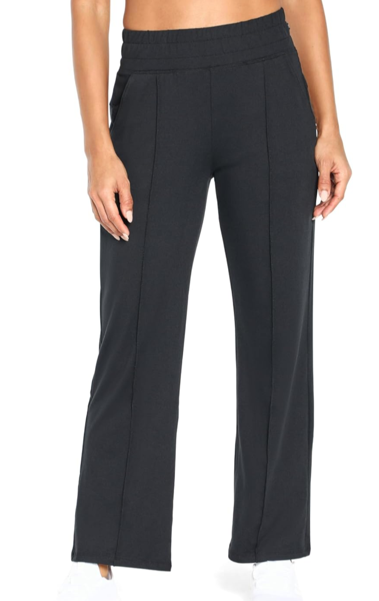 $65 Marika Women's Josie Pocket Straight Leg Sweatpant - Black - XSmall - New