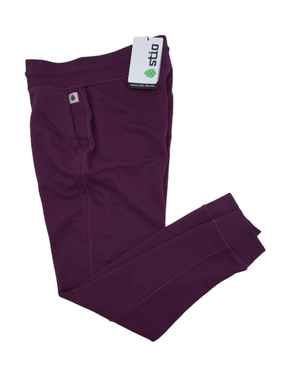 $129 Stio Men’s Turpin Fleece Pants Joggers - Deep Purple - Medium - New Tag