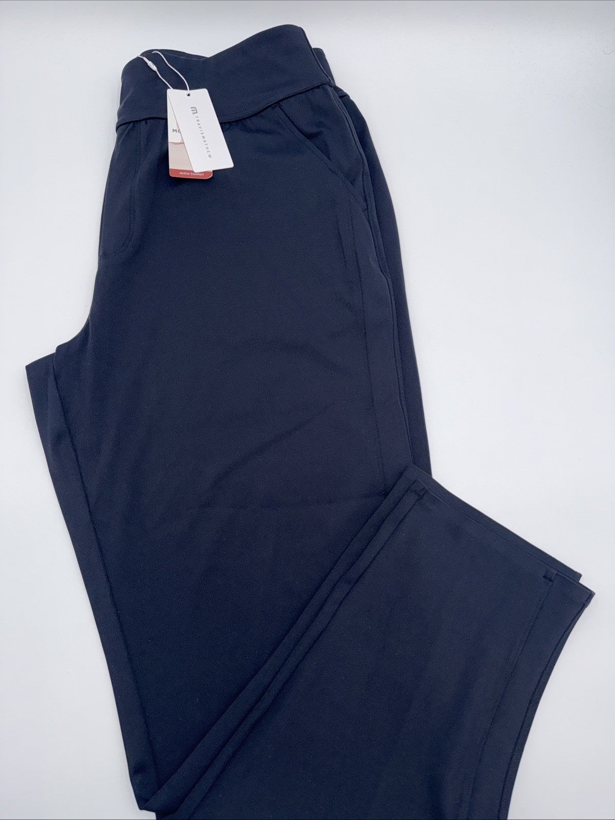 $120 TRAVIS MATHEW Women’s Moveknit Resilience Pants - Black- Large-New Tags