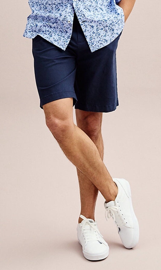 $70 Tommy Hilfiger Men's Brooklyn 1985 Chino 9” Shorts-Navy-30W- New Tags