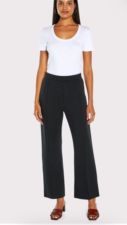 $89 Three Dots Women’s Isabella Flare Pants- Black - Medium- New Tags