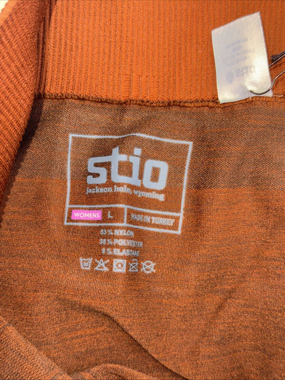 $119 Stio Women's Seamless Tight Leggings- Tan Heather - Large -New Tag