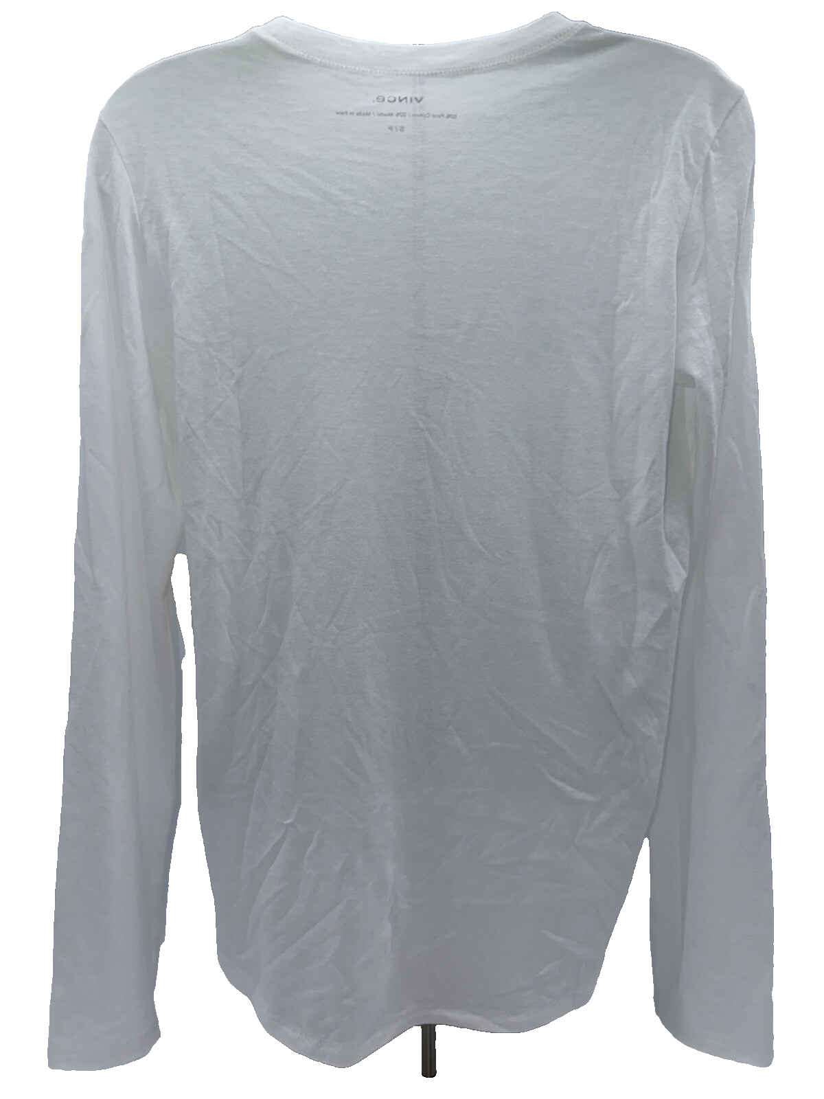 $98 Vince Women's Cotton Long Sleeve Shirt - White - Small - New With Tags