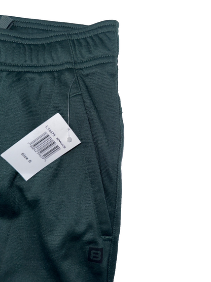 Layer 8 Men's Spruce Pique Tech Fleece Jogger Pant - Green - Small - New