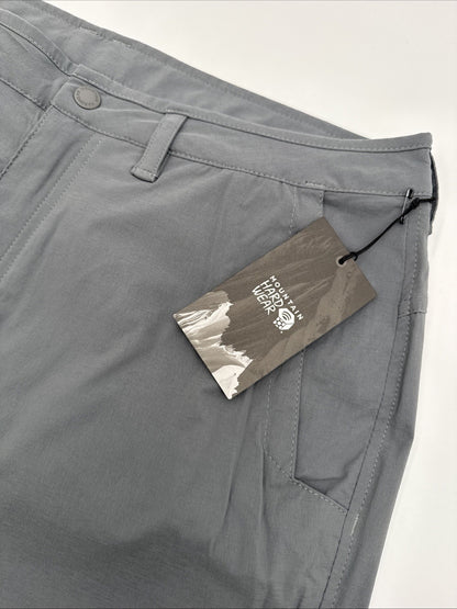 $75 Mountain Hardwear Men’s Basin Trek Shorts- Foil Grey - 31W-NEW w/ Tag