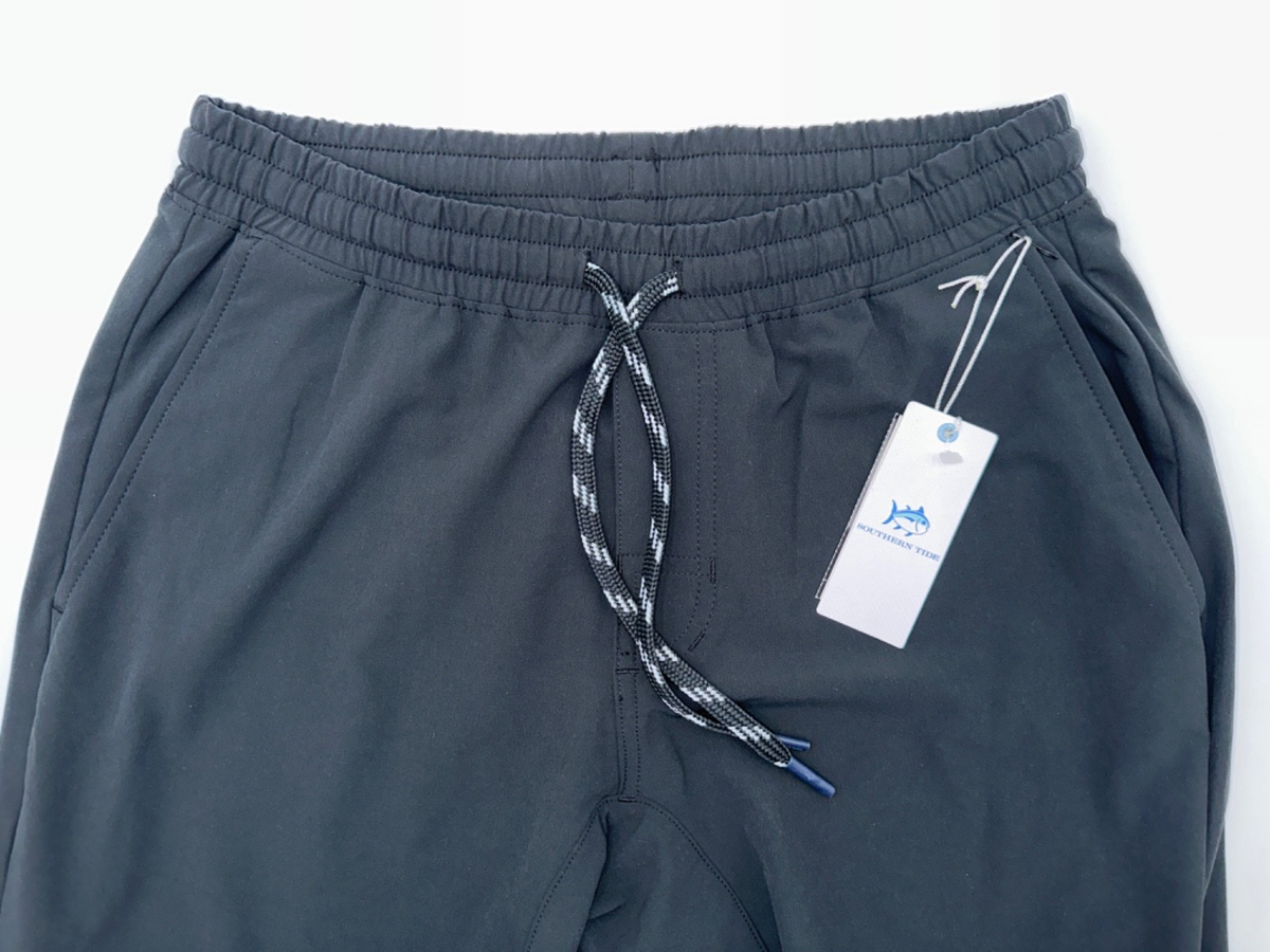 $135 Southern Tide Men’s Excursion Performance Jogger Pants - Black - Small-New