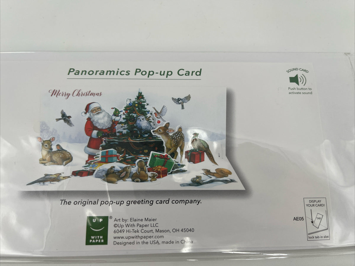 Up With Paper Lot Of 5 Holiday Pop-Up Christmas Cards- Combo - ($50) Great Deal!