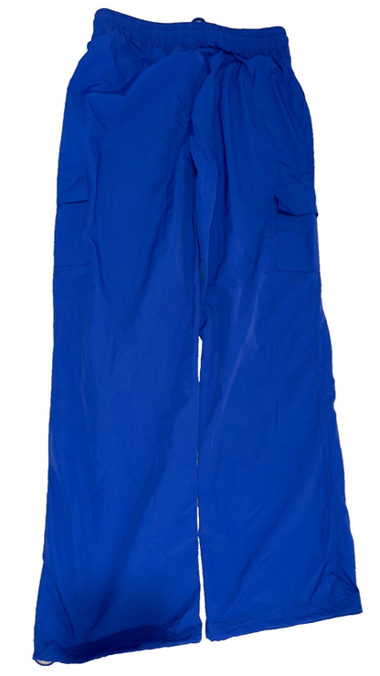 $58 BodyGo Women's Windbreaker Crinkle Commuter Pants - Blue - Medium - New