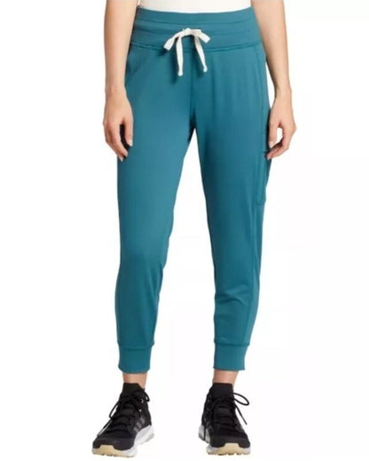 Alpine Design Women’s Field Knit Jogger Pants- Teal - Medium - New $45