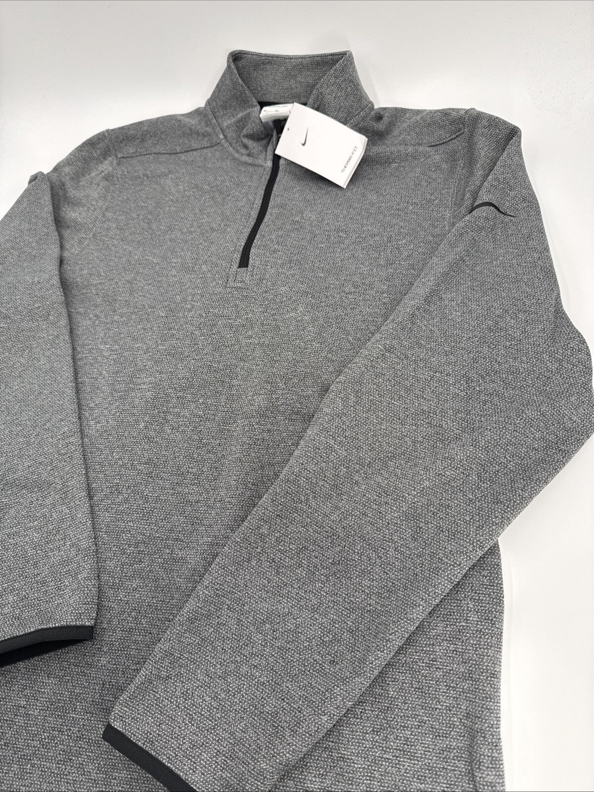 $80 Nike Men’s Golf Top Shirt 1/4 Zip Victory Pullover DN1947- Grey - Medium-New