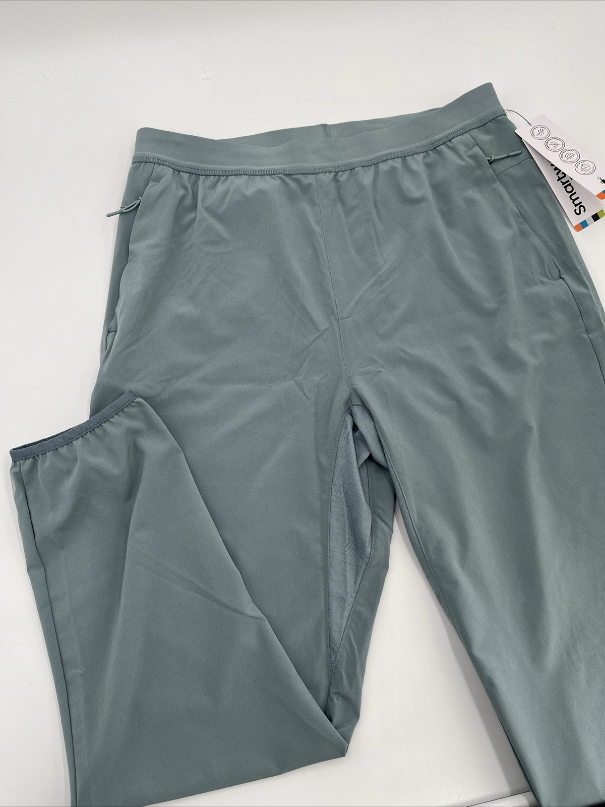 $120 Smartwool Men’s Active Tech Pant Pants Comfy- Lead Gray-Medium -New Tags