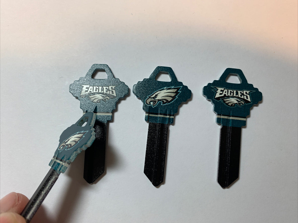 Lot 4 Keys House / Office Blank Keys SC 1 -  4 Philadelphia Eagles