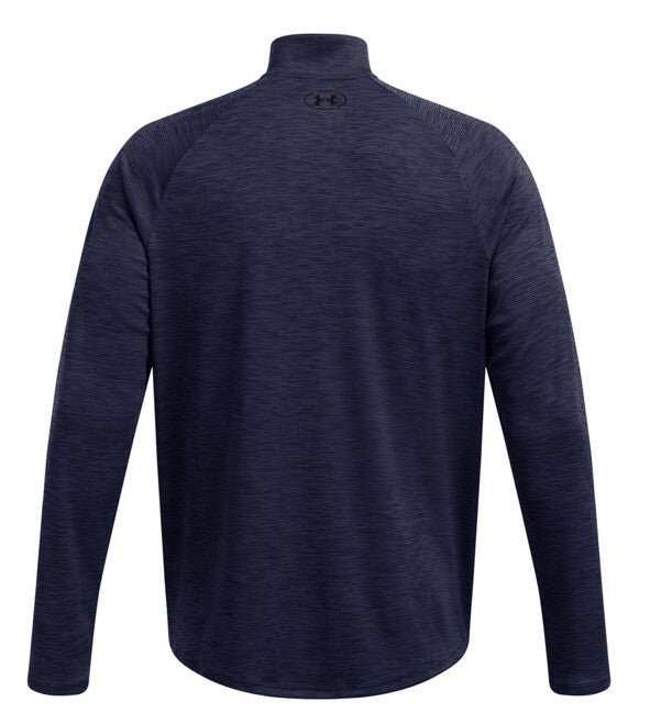 Under Armour Men’s Tech 2.0 Half Zip Long Sleeve Performance Shirt- Grey- Small