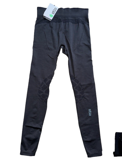 $119 Stio Women's Seamless Tight Leggings- Black Heather - Large -New Tag