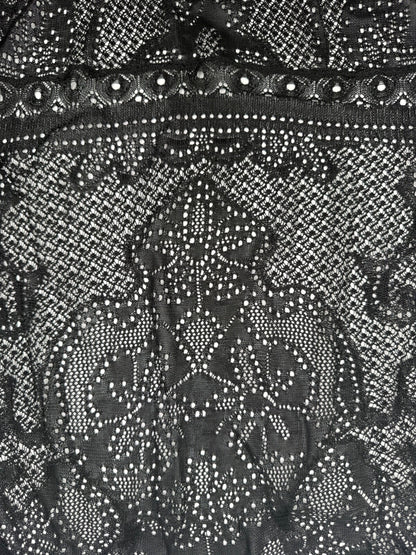 $99 WHBM Women’s-Lace Lightweight Cardigan- Black- Medium-New Tag