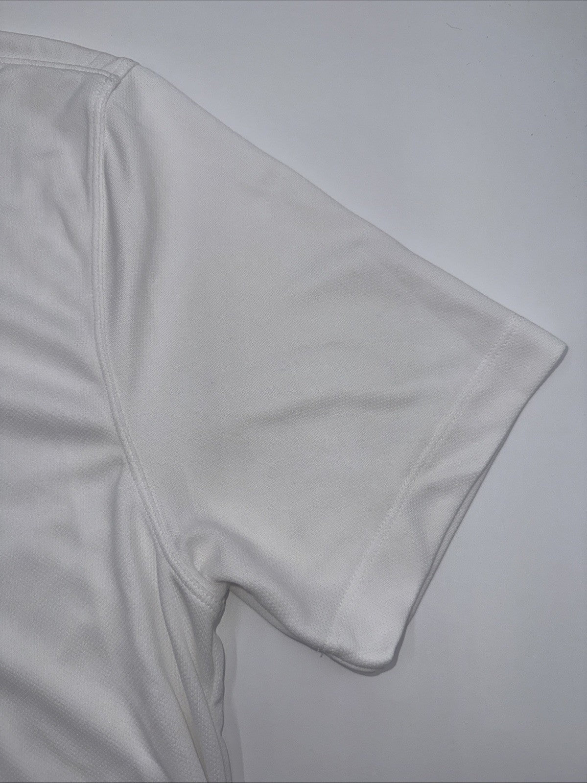 $50 Nike Men's Dri-FIT Short Sleeve Golf Polo FZ5646 - White - Medium - NEW