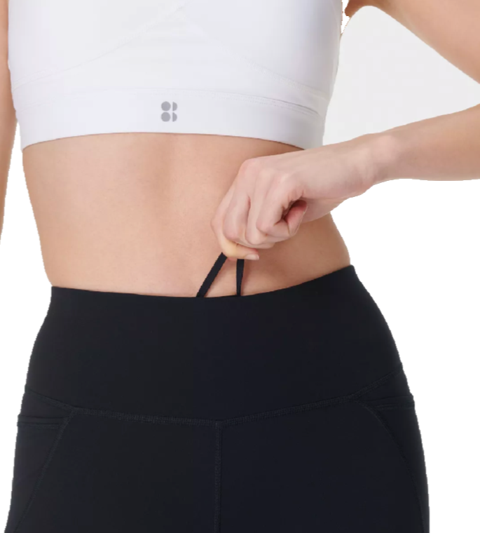 $118 Sweaty Betty Women’s Power 32" Kick Flare Leggings- Black- Small - New Tag