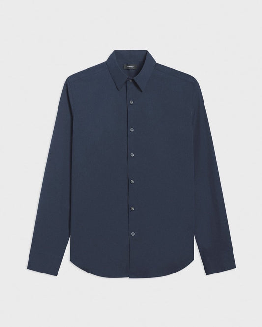 $195 Theory Men’s Sylvain O Button Down Shirt - Eclipse - Medium - New With Tag