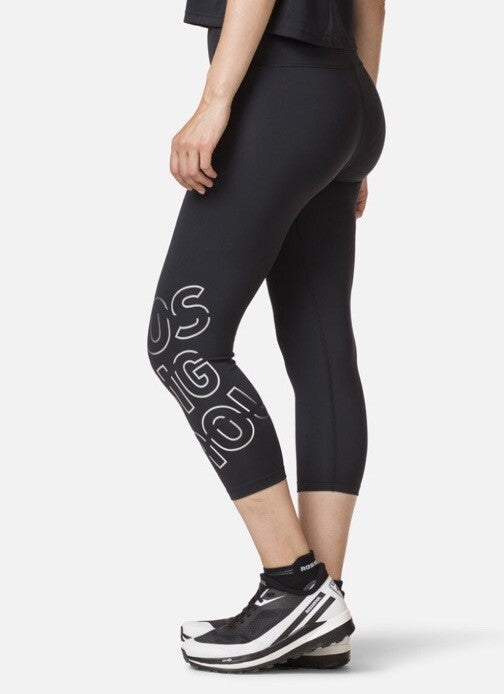 $95 Rossignol Women’s Stretch 3/4 Length Running Tights- Black- Medium- New Tags