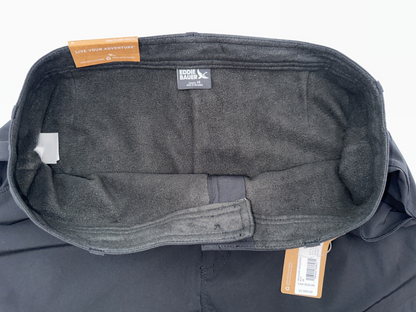 $90 Eddie Bauer Women's 2.0 Polar Fleece Lined Pants - Black - Size 14 - New