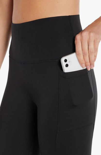 $74 Balance Collection Women’s-Easy Stella High Rise Pocket Pants- Black- Medium