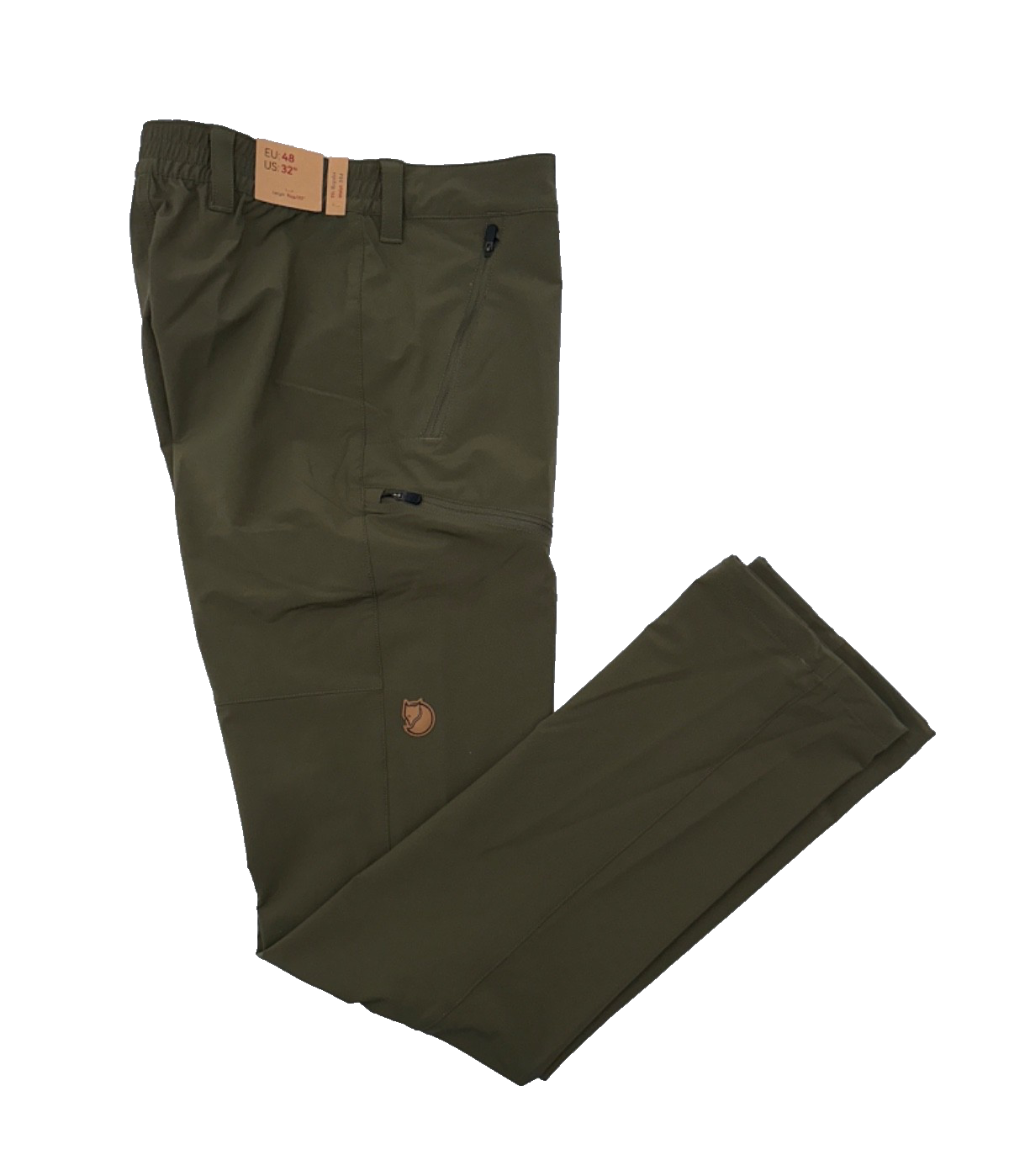 $175 Fjall Raven Abisko Trail Stretch Trousers-Laurel Green- 32W x 32L - New Tag
