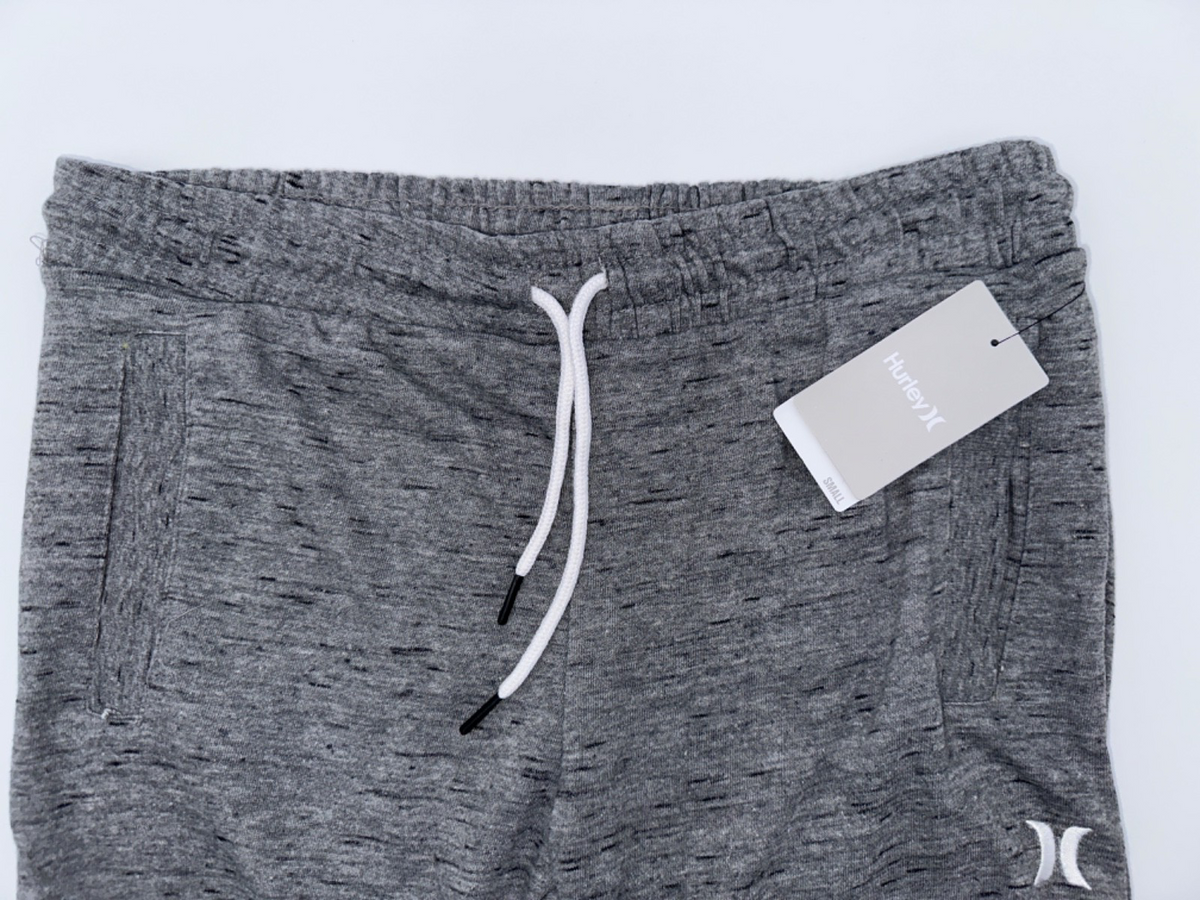 $45 Hurley Men's Loungewear Jogger Pants - Grey - Small - New With Tags