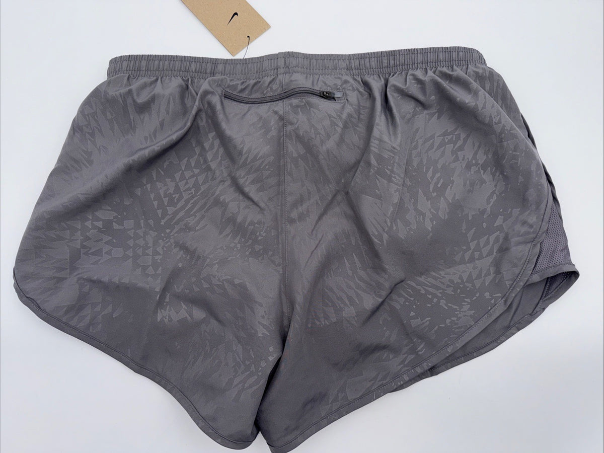 $40 Nike Women’s Tempo Mid-Rise 3in. Lined Running Shorts- Gray Gunsmoke - Large