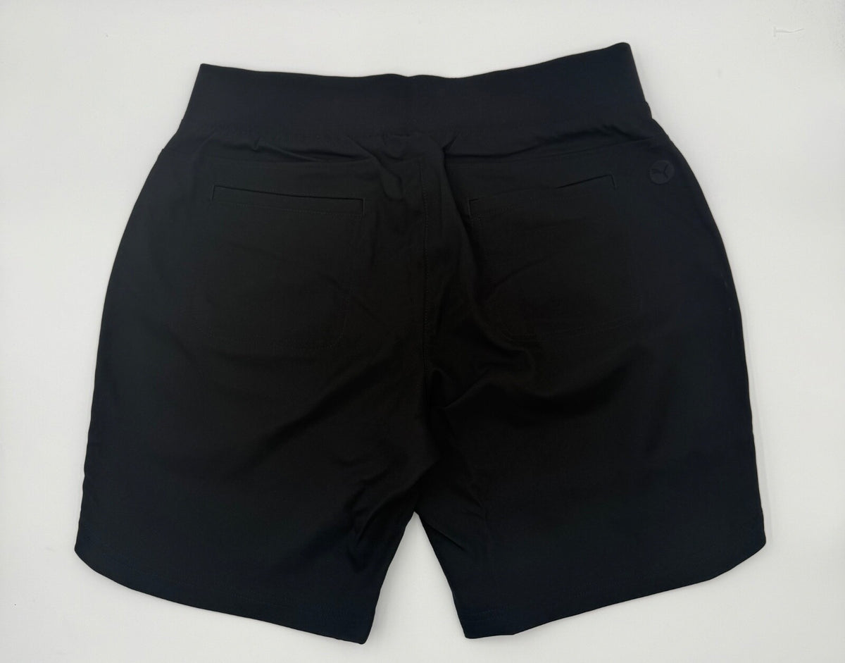 $65 Puma Women’s-Bermuda Golf Shorts-Puma Black-Medium-New Tag