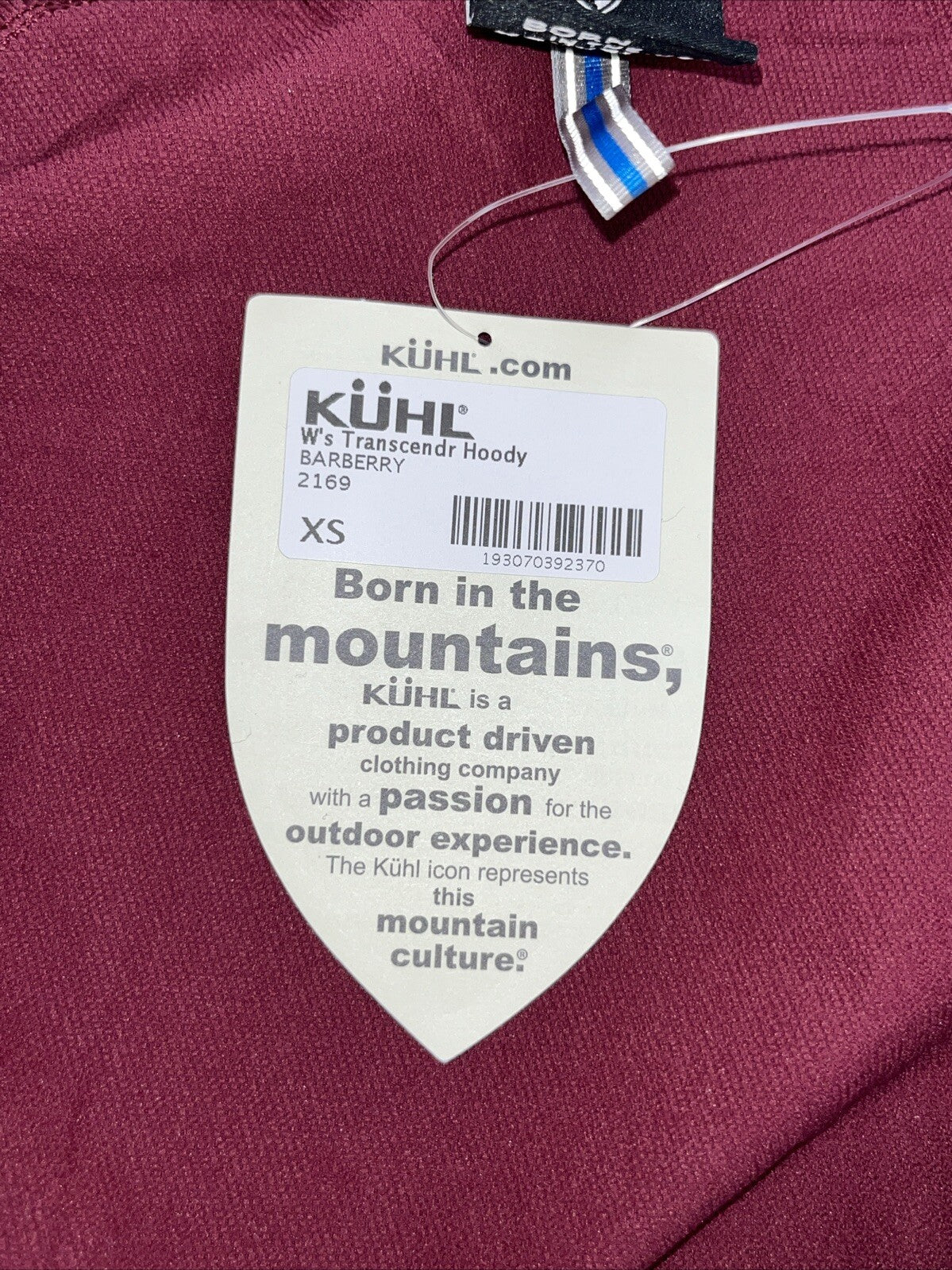 $149 Kuhl Women’s Transcendr Hoody Full Zip Jacket - Barberry Maroon-XSmall-New