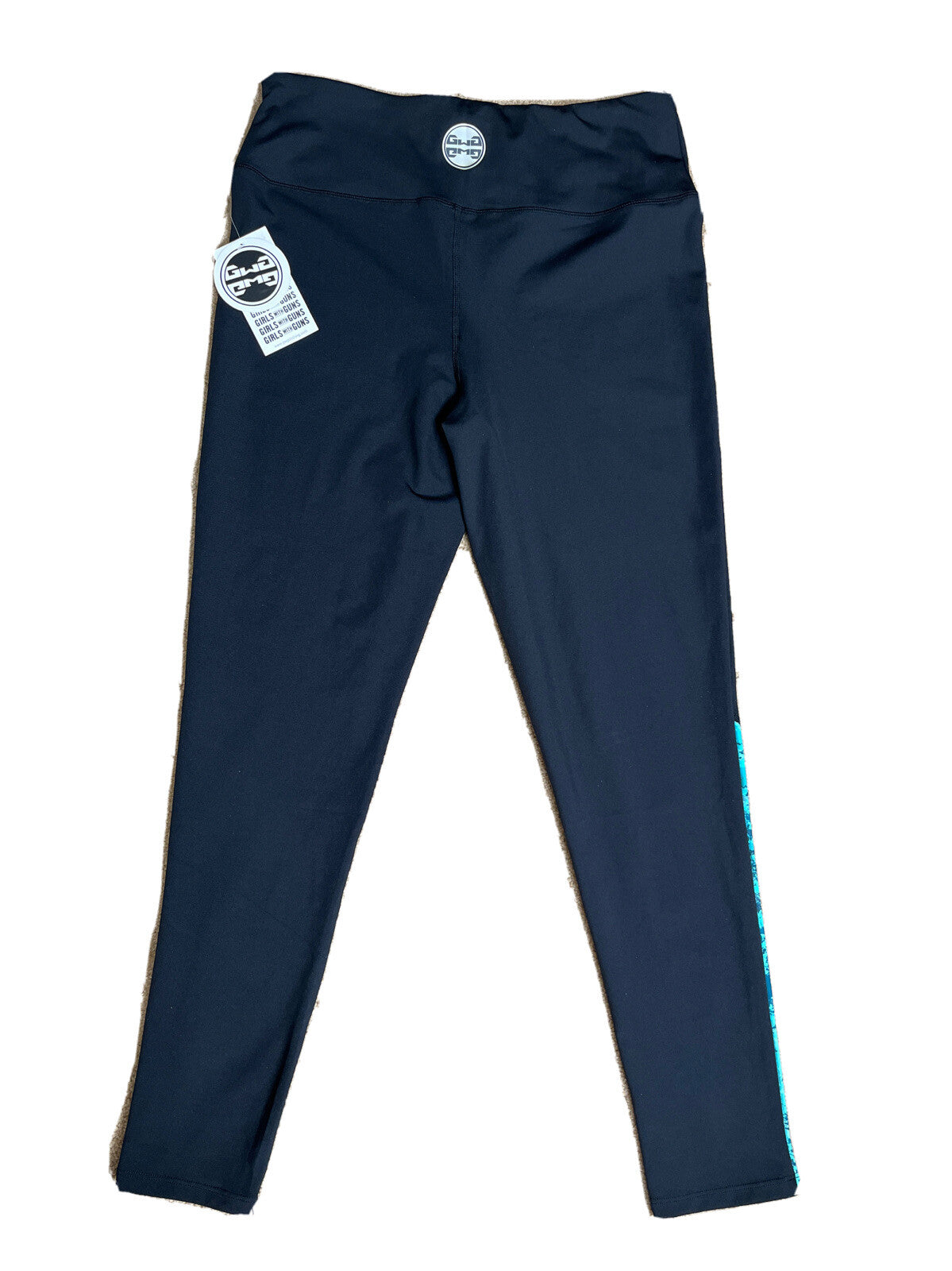 Girls With Guns Women’s Ibex Athletic Active Leggings-Black-Large-New Tags $50