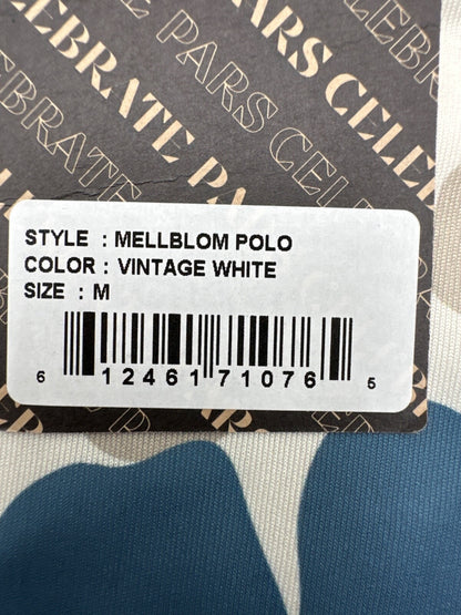$65 Swannies Golf Men’s Mellblom Polo - Vintage White - Medium - New With Tags