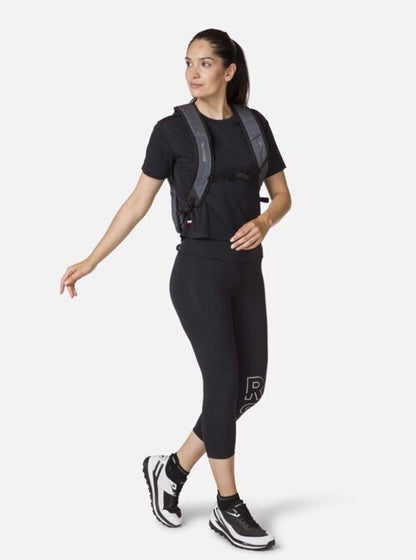 $95 Rossignol Women’s Stretch 3/4 Length Running Tights- Black- Medium- New Tags