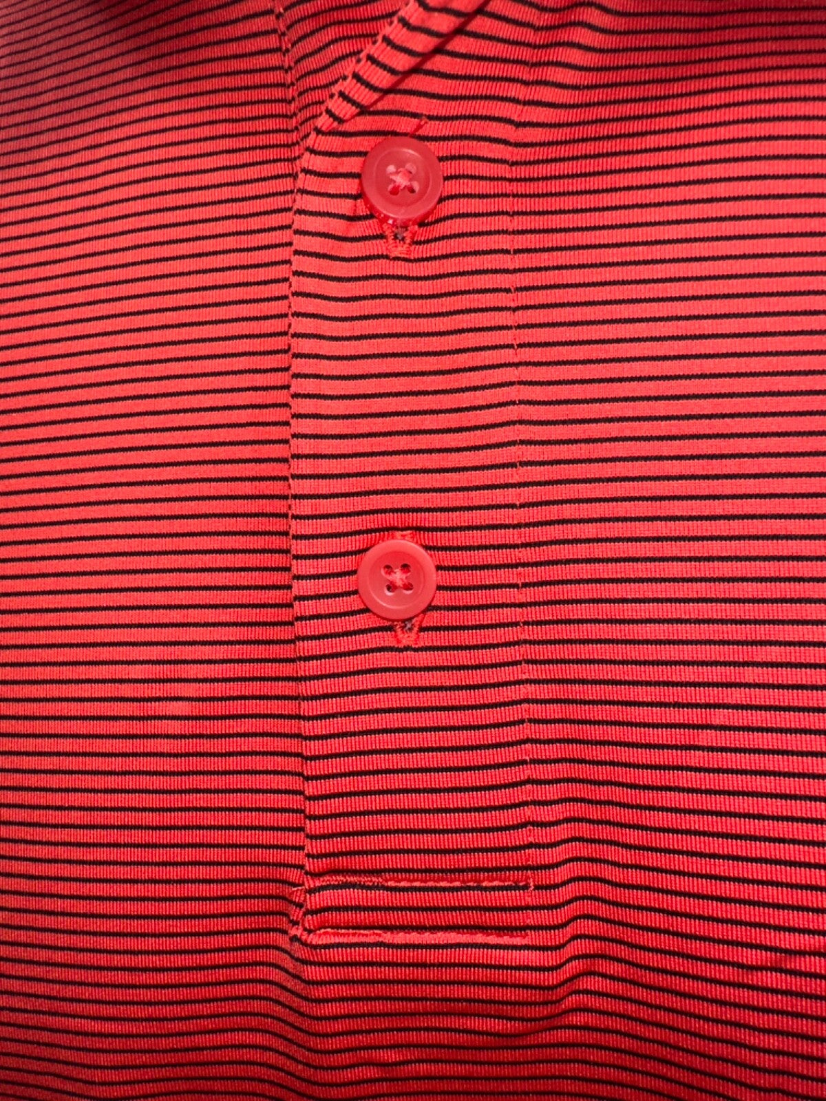 $50 Under Armour Men’s Power T2 Golf Polo-Red/Black Stripe- Medium- New with tag