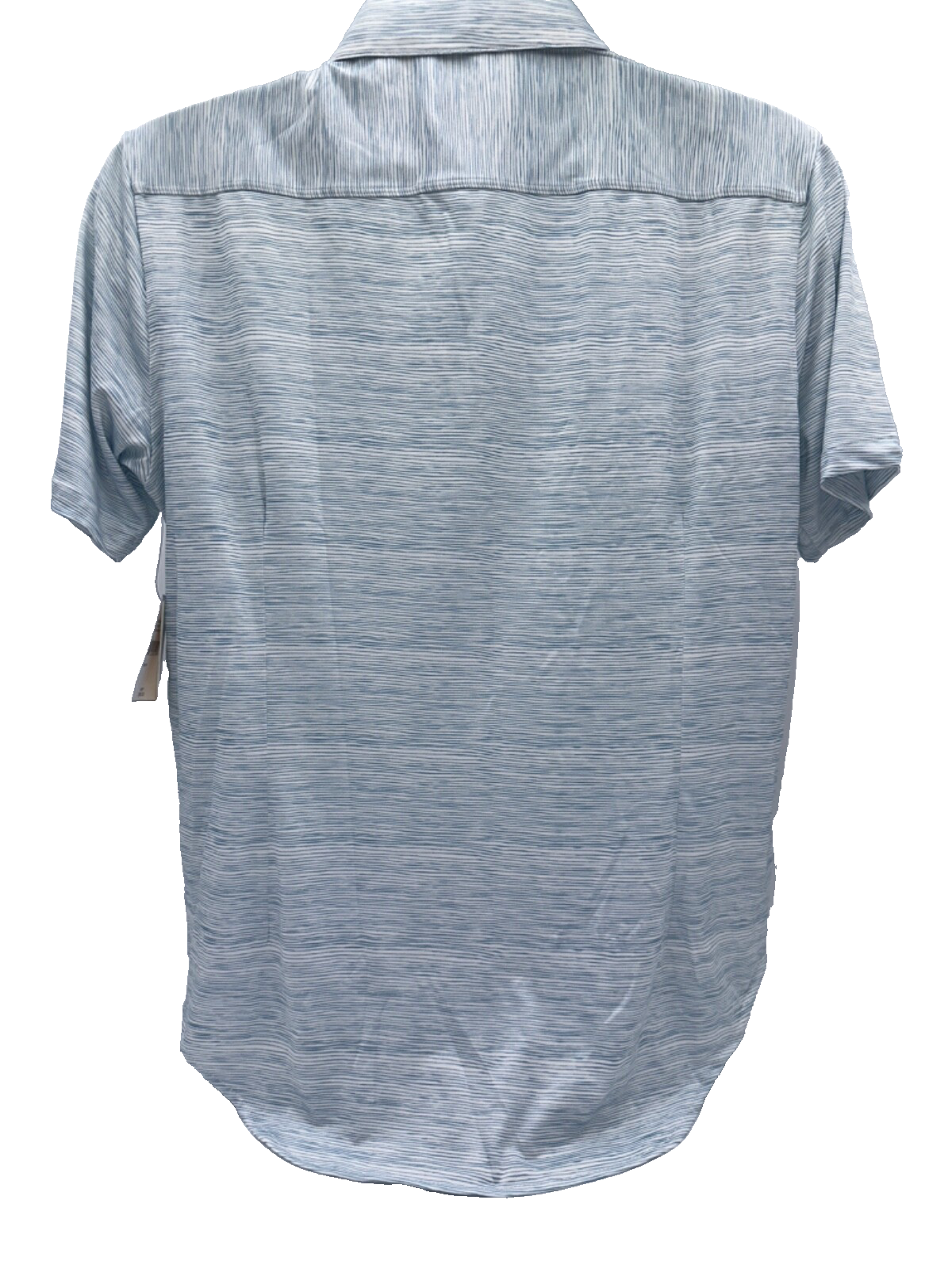 $98 Smooth Co Men's Westside Stripe Button Down Shirt - Morning Sky-Medium-New