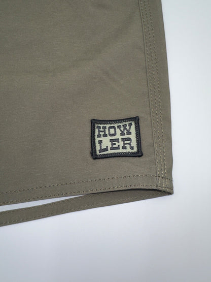 $60 Howler Brothers Men’s Los Vaqueros Boardshorts 8” - Dark Olive - Size 31-New