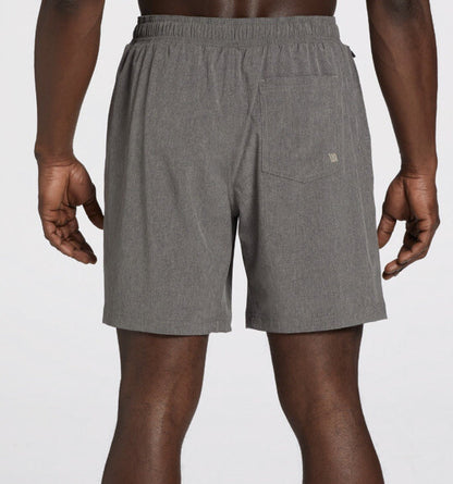 VRST Men's 7 Inch All-In Athletic Shorts-Warm Mushroom Heather-Small-New Tag $55