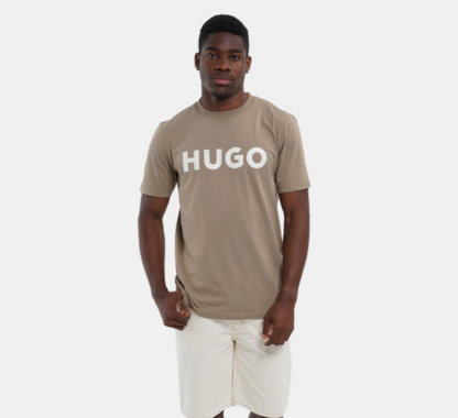 $48 Hugo Boss Men's Dulivio T Shirt - Med. Brown - Medium - New With Tag