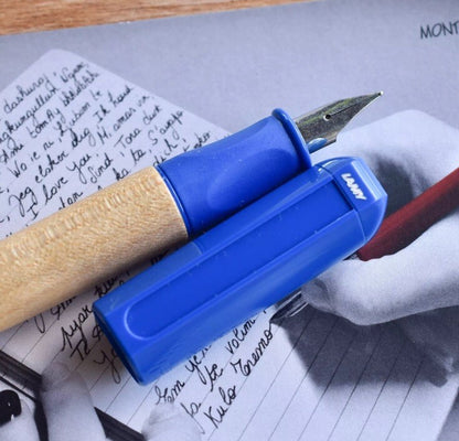 Lamy ABC Fountain Pen Beginner  - Calligraphy Blue - L09A - NEW In Gift Box