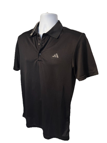 $60 Adidas Men’s-Golf Polo Shirt -Black-Small-New Tags