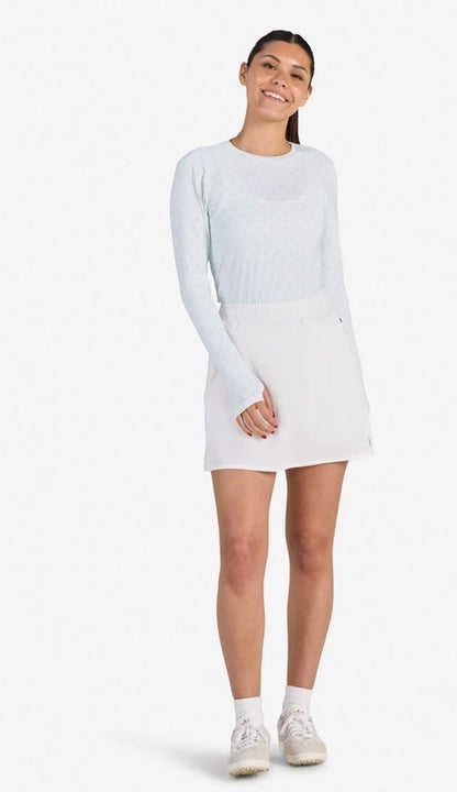 $78 Bad Birdie Women’s Cooling Long Sleeve Crew Shirt Athletic-Saguaro-Large-NWT
