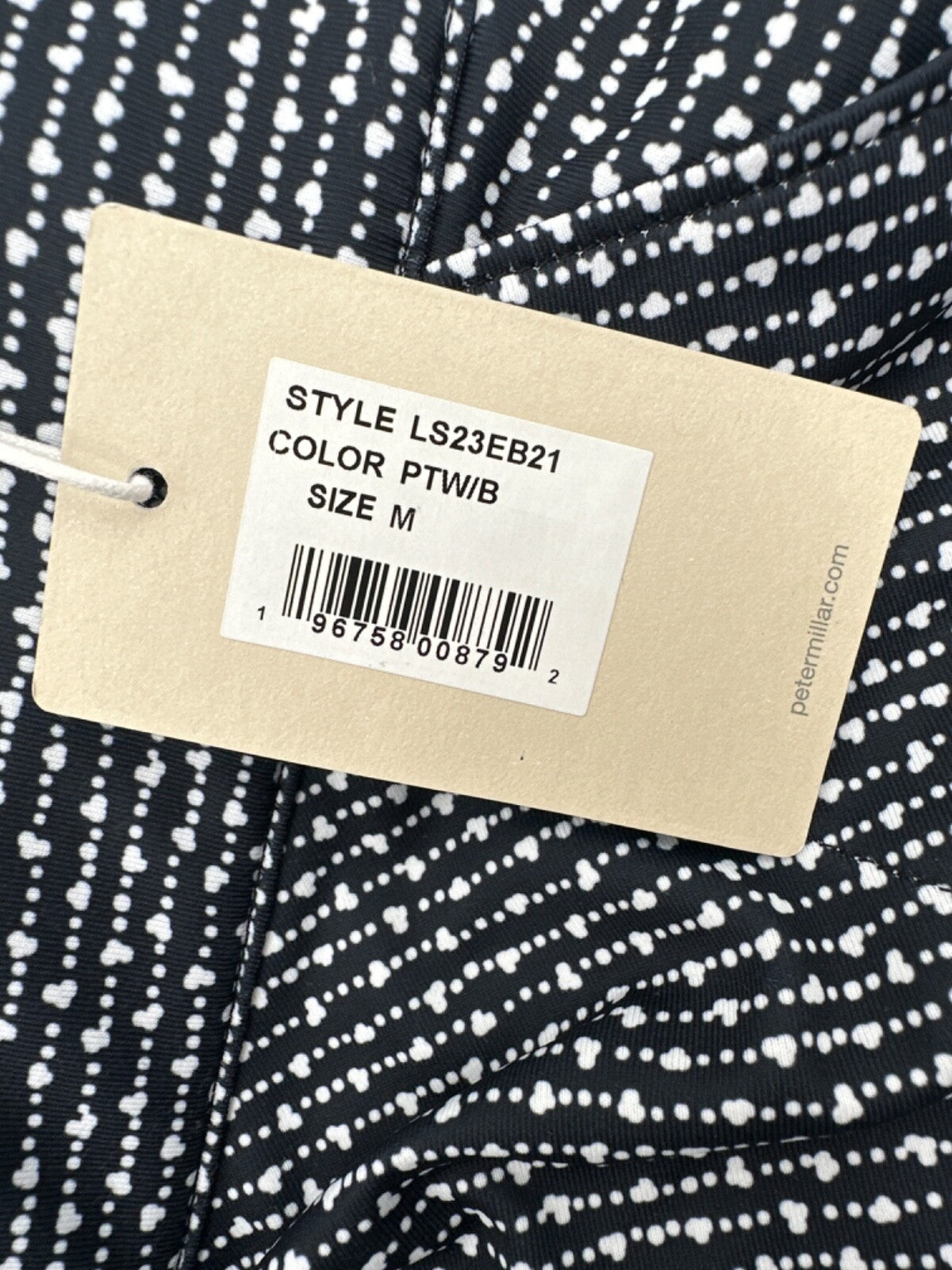 $125 Peter Millar Women’s Golf Skort - Black/White - Medium - New with tag