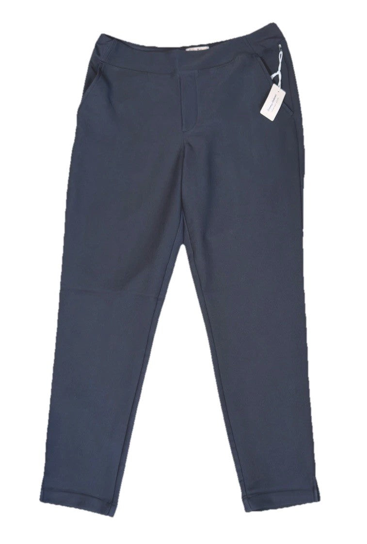 $109 Tommy Bahama Women’s Active Knit Stretch Pull On Pants-Black- Large