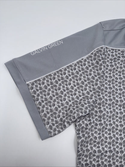 $100 Galvin Green Men’s Millard Golf Shirt Polo- Cool Grey - Small -New Tags