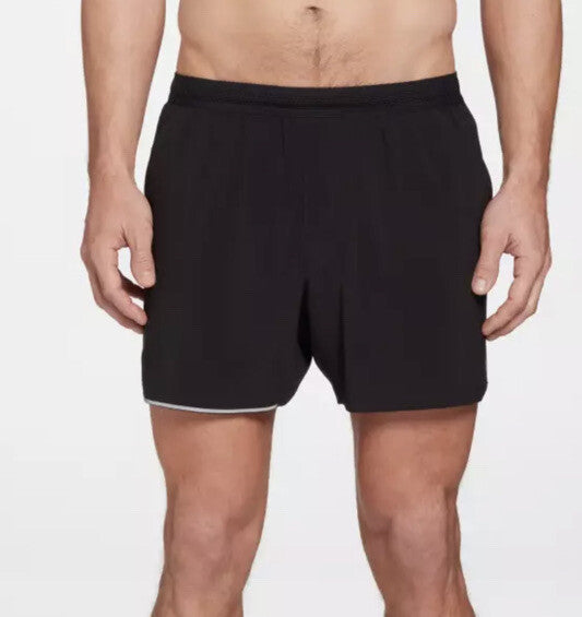VRST Men's 5” Enthusiast Lined Run Shorts - Pure Black- XLarge - New Tags $60