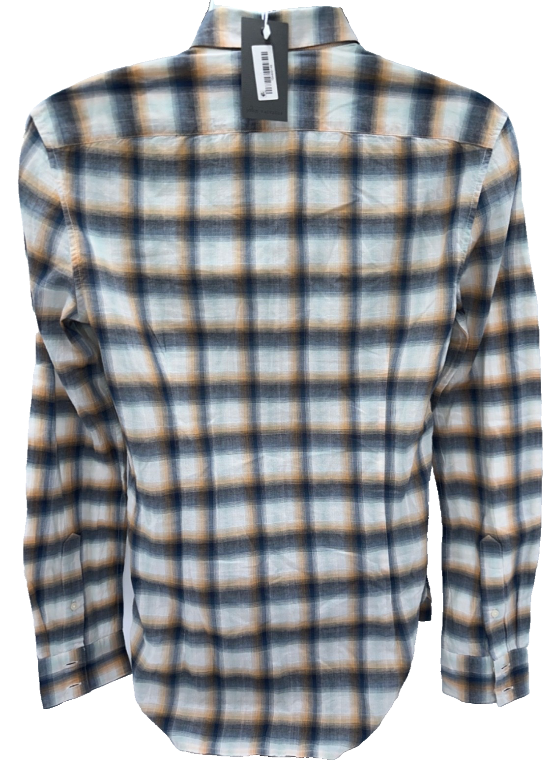 $198 John Varvatos Men's Ross Long/S Shirt - China White - Small - New With Tags