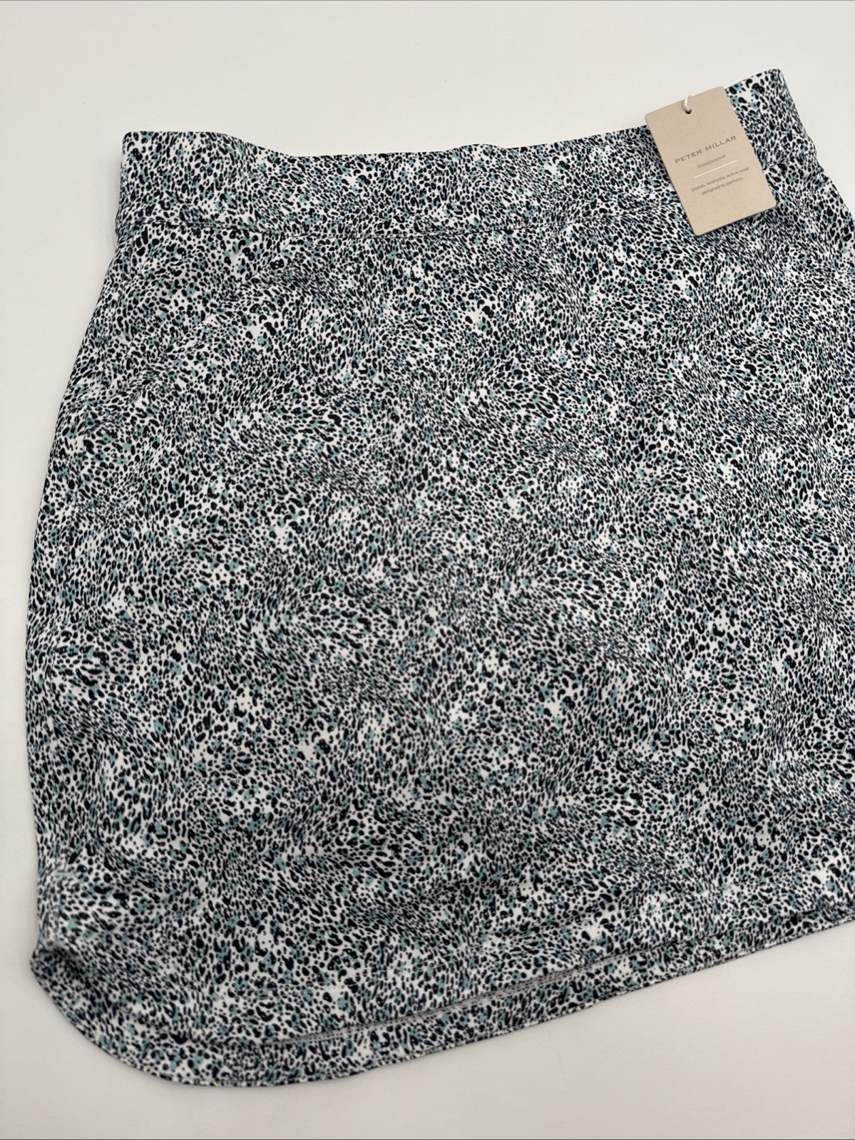 $125 Peter Millar Women’s Alice Petal Hem Golf Skort-Spot On Blue - Medium-NWT