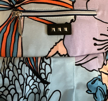 Jamie Sadock Women’s 16" Ikebana Print Golf Skort -Blue Floral- Size 2- MSRP $93