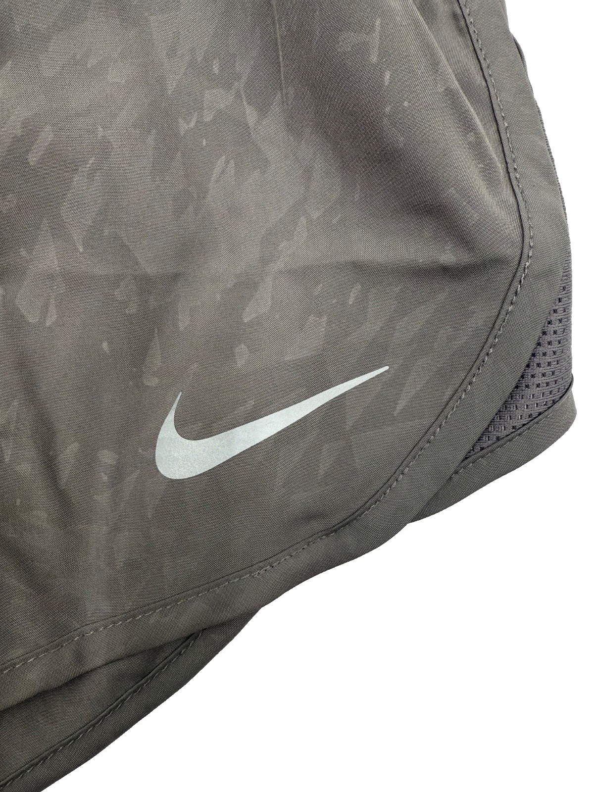 $40 Nike Women’s-Brief Lined Running Shorts-Grey-Large-New Tag